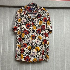 ZARA  MEN size XL Relaxed fit short sleeve shirt